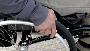 taking care of disabled person